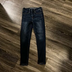 Dark Blue Skinny Jeans. American Eagle